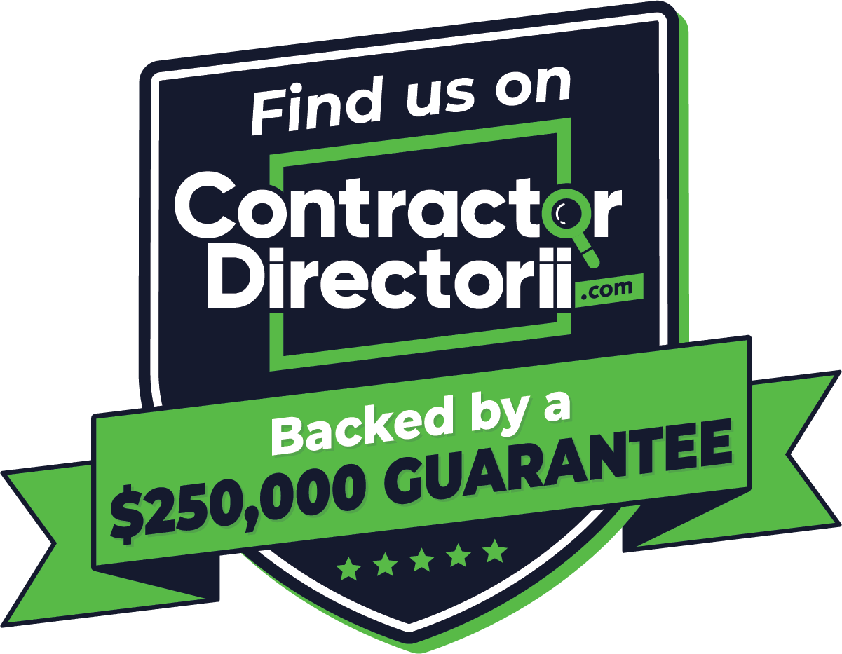 Find us on ContractorDirectorii.com — Backed by a $250,000 Guarantee